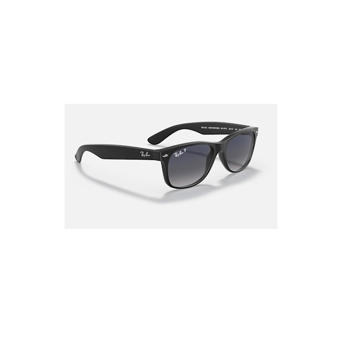 Ray-Ban New Wayfarer Classic Matte Black Polarized Sunglasses RB2132
601S78 55