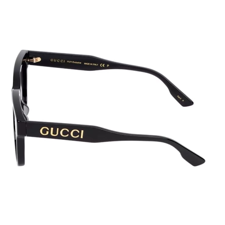 Gucci Black Frame Gray Lens Polarized Sunglasses 1C5M5A