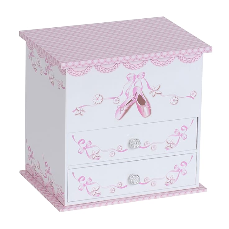 Mele and Co Angel Girls Ballerina Music Jewelry Box