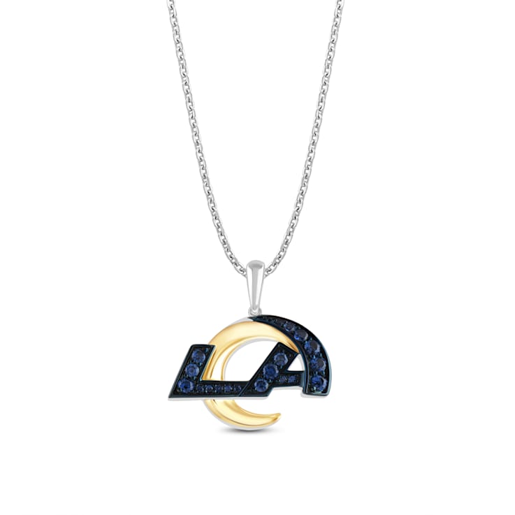 True Fans Los Angeles Rams Pendant With 18" Chain
