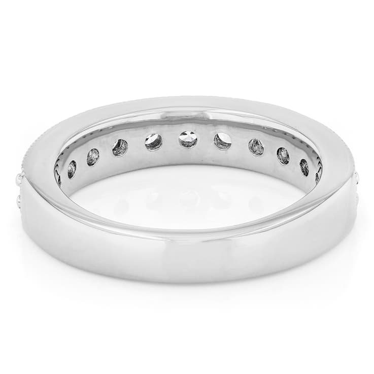 Lab-Grown Diamond Band Ring In Sterling Silver 1.00ctw
