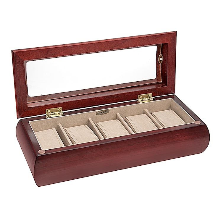 Watch Box Emery Mens Cherry
