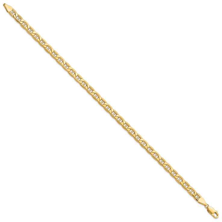10k Yellow Gold 5.5mm Mariner Link Bracelet