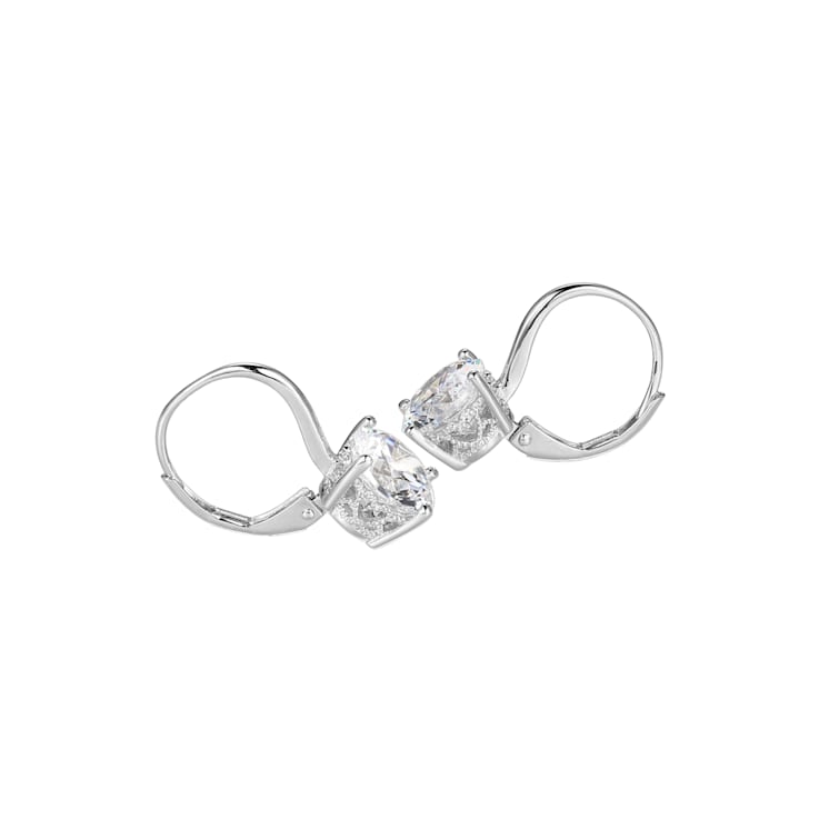 Preek プリーク　INCLUSION QUARTZ EARRING White Cubic Zirconia Platineve Earrings 5.94ctw - 1D14XB