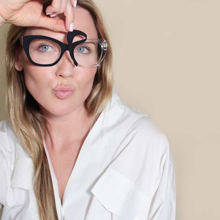 All-American Weslyn Reader and Eyewear Applique Set +2.50 Strength