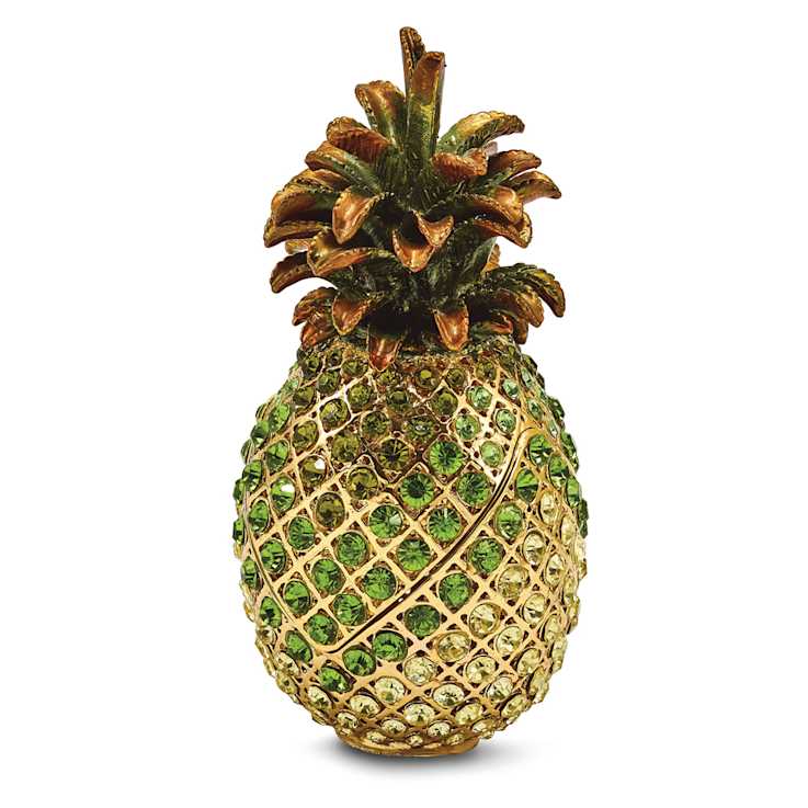 ALL WELCOME Crystal Pineapple Trinket Box