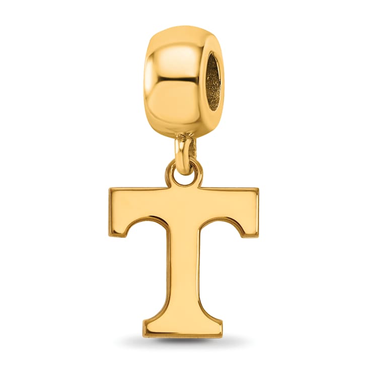 14K Yellow Gold Over Sterling Silver LogoArt University of Tennessee
Small Dangle Bead