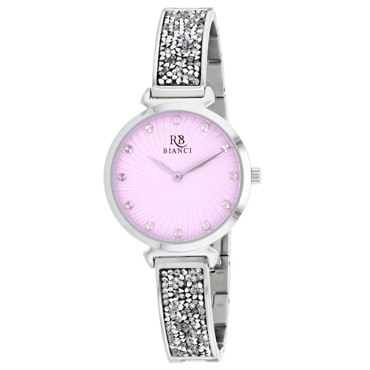Roberto Bianci Women's Billare Pink Dial, Stainless Steel Watch