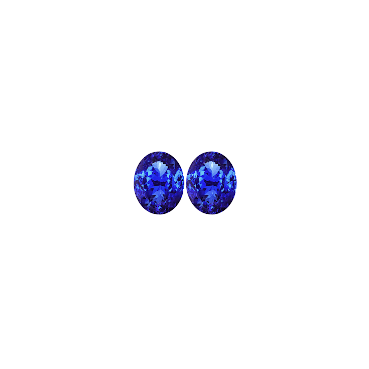 Tanzanite 6x4mm Oval Matched Pair 0.80ctw