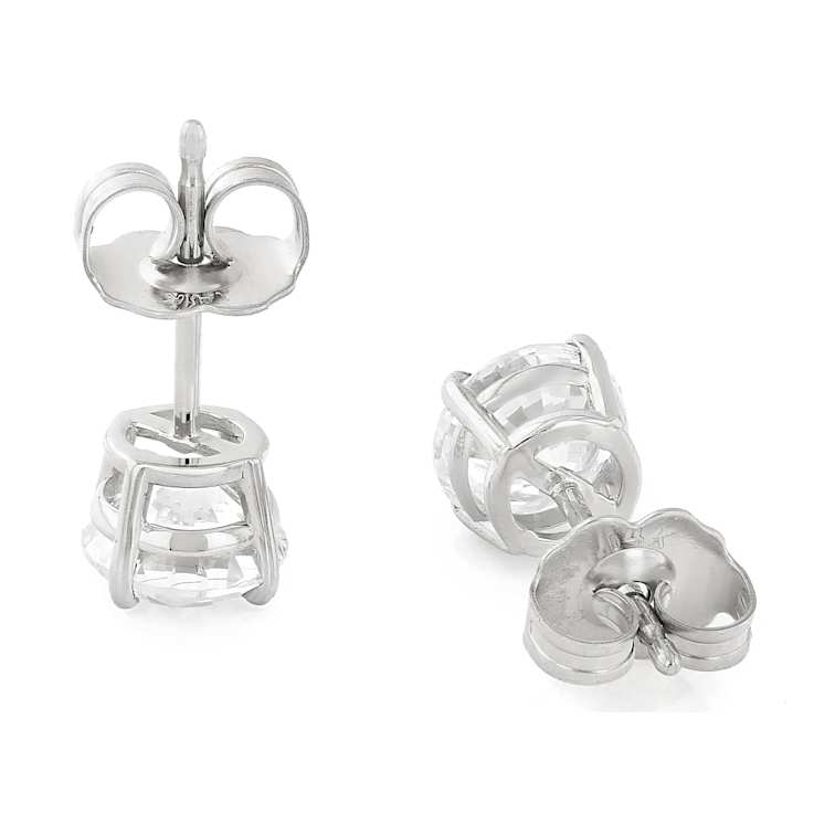 Lab-Grown Diamond Stud Earrings In 14K White Gold 1.50ctw