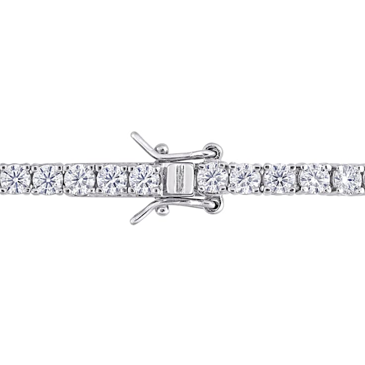 5 1/10 CT DEW Created Moissanite Tennis Bracelet in Sterling Silver