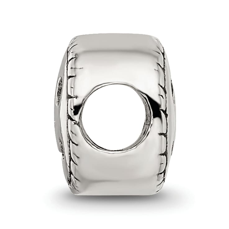 Sterling Silver Smiley Face Bead