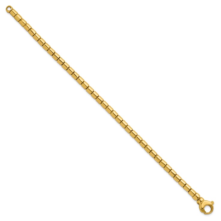 14K Yellow Gold 4.8mm ID Oval Link 8 inch Bracelet