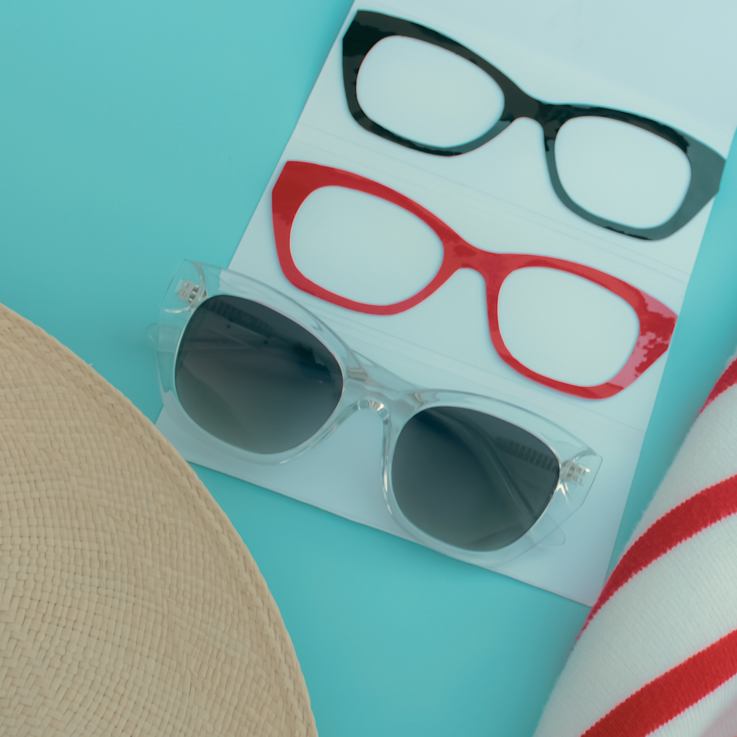 All-American Weslyn Sunglasses and Eyewear Applique Set- 1 Pair
Sunglasses, 2  Appliques