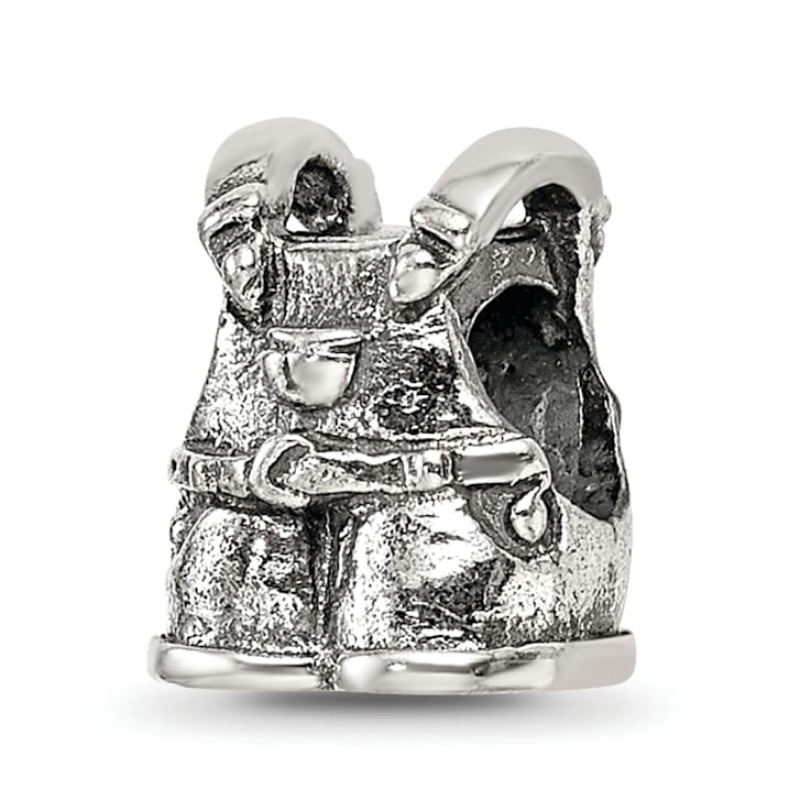Sterling Silver Overalls Bead