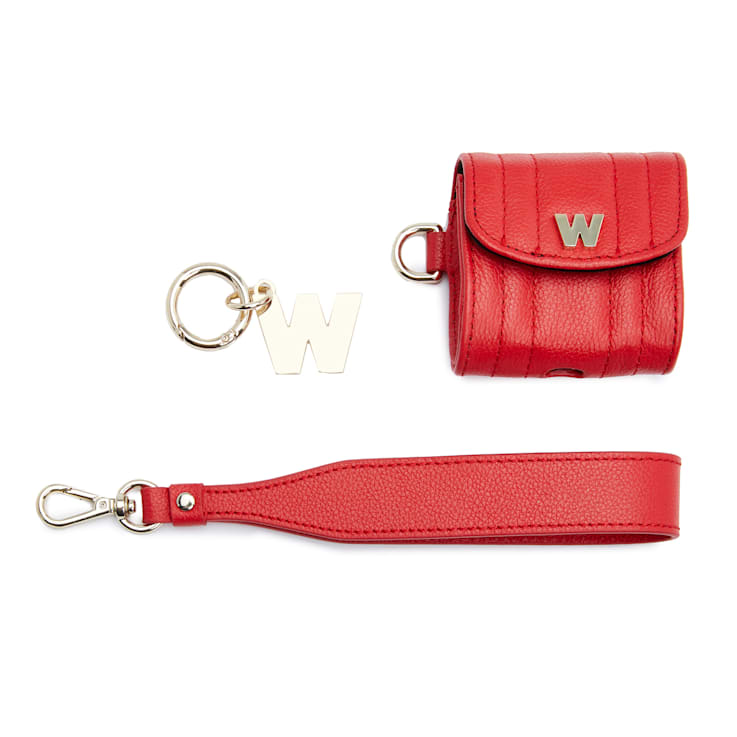 Mimi Red Earpod Case with Wristlet