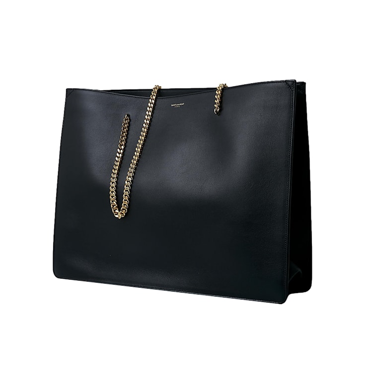 トートバッグ SAINT LAURENT Shoulder Bag Saint Laurent - Medium Manhattan Black Leather Shoulder Bag