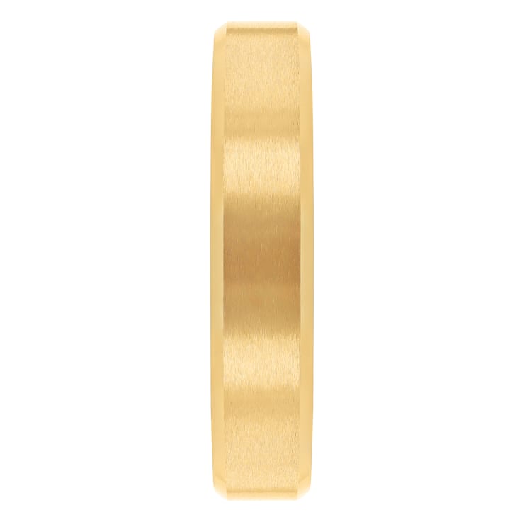 Robert Alton Men's Beveled Edge 6mm Band Ring In Tungsten