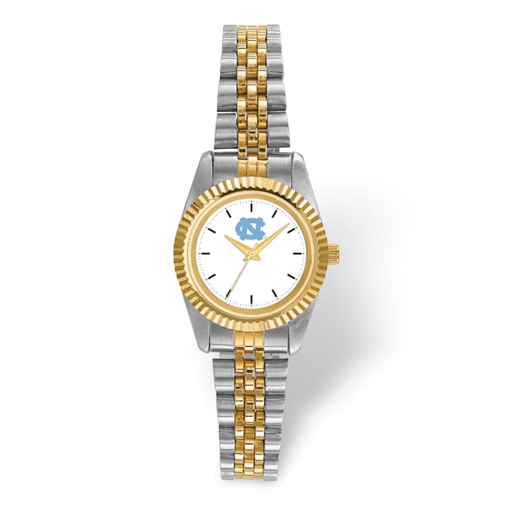 LogoArt University of North Carolina Pro Two-tone Ladies Watch