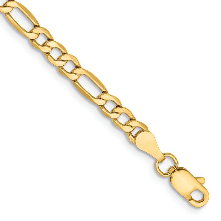 10k Yellow Gold 4mm Anchor Link Bracelet