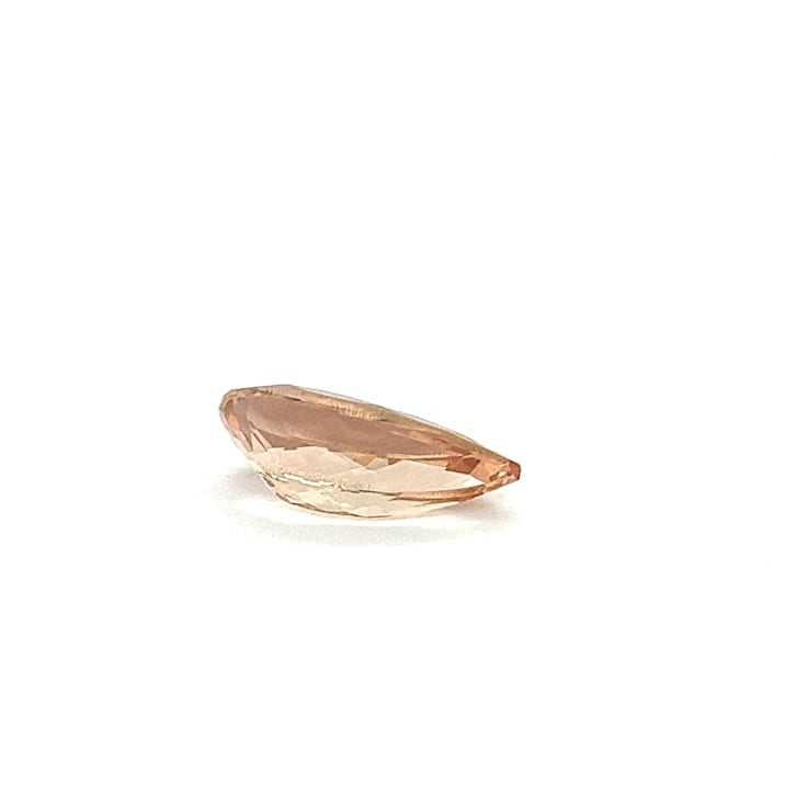Peach Morganite 16.1x18.1mm Pear Shape 3.94ct