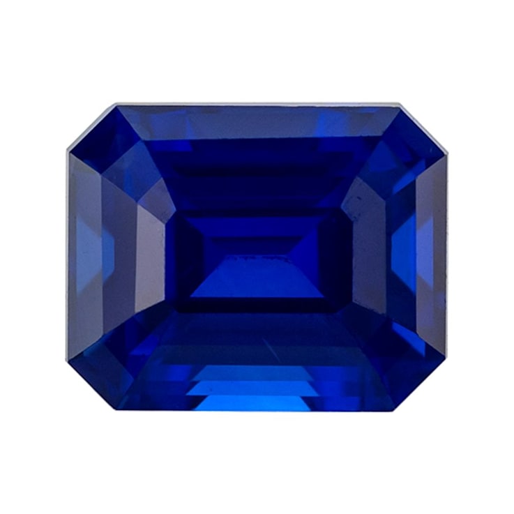 Sapphire Loose Gemstone 5.8x4.7mm Emerald Cut 1.06ct