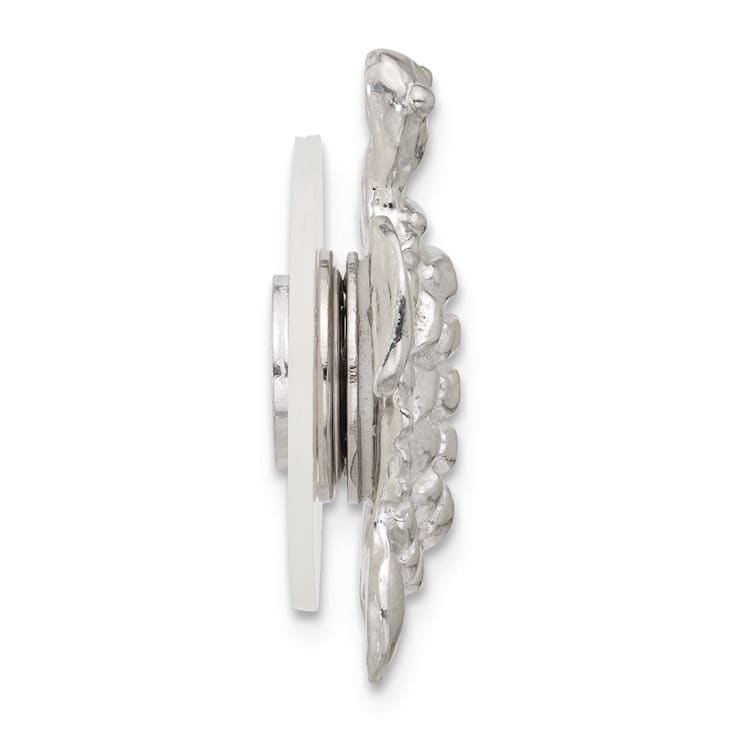 Pewter Turtle Magnetic Scarf Pin Brooch