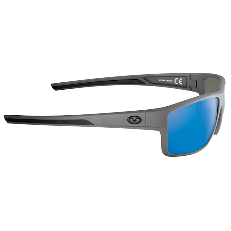 Flying Fisherman Mojarra Polarized Sunglasses Matte Gray Frame/Smoke
Blue Mirror Lens