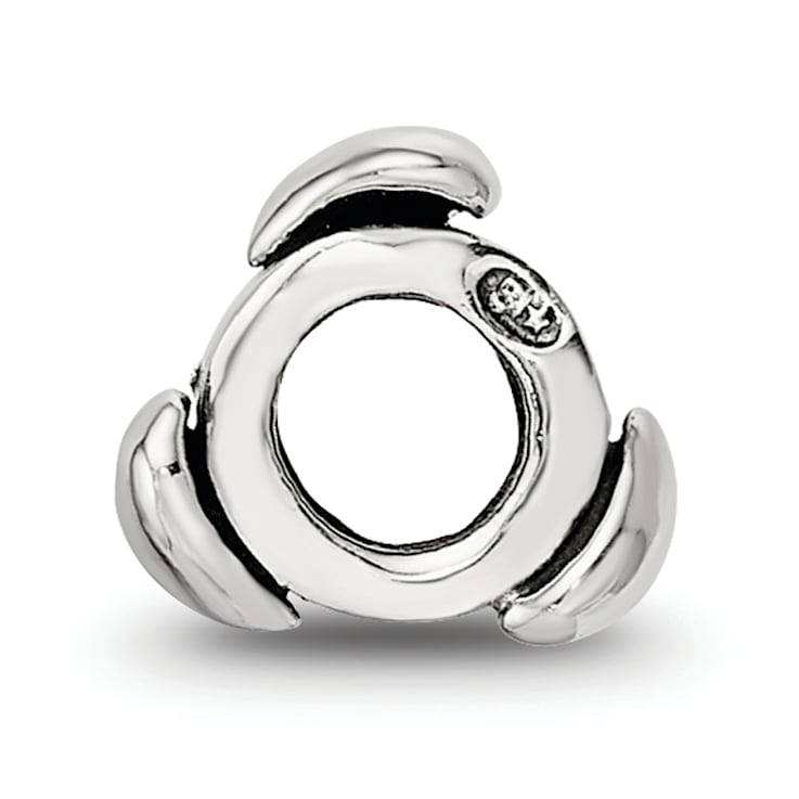 Sterling Silver Hearts Bead