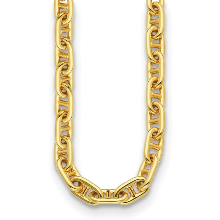 14k Yellow Gold Mariner Link Anchor Chain 20