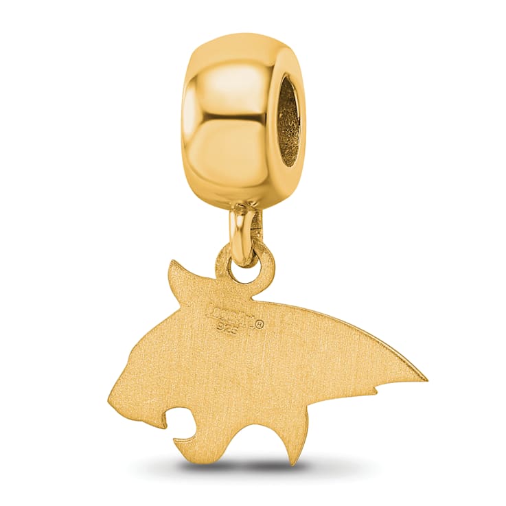 14K Yellow Gold Over Sterling Silver LogoArt Montana State University
Small Dangle Bead