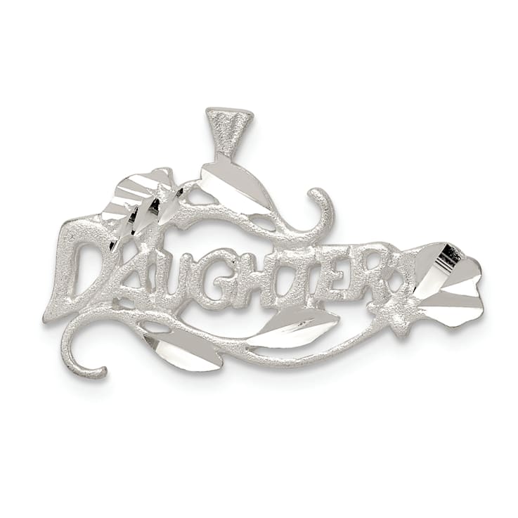 Sterling Silver Daughter Charm