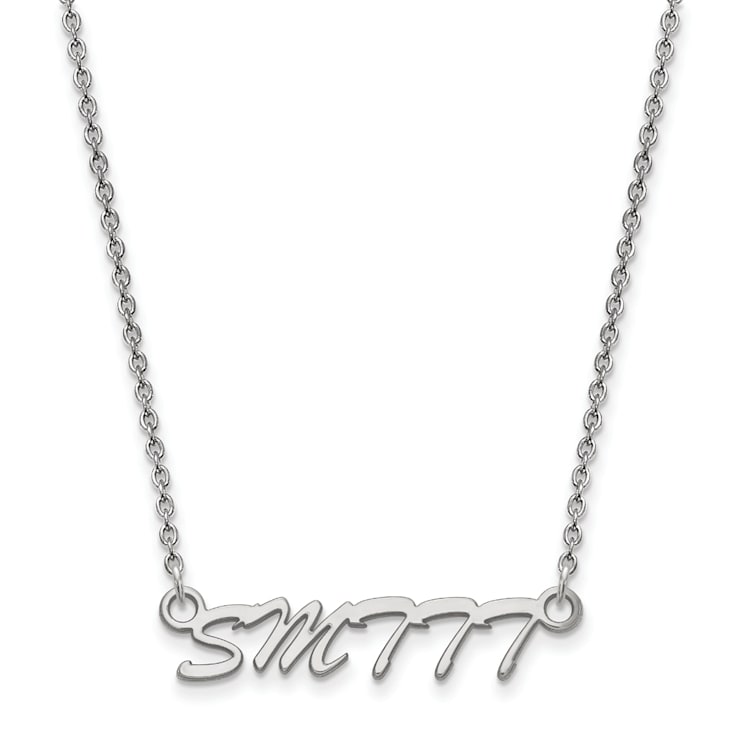 Rhodium Over Sterling Silver LogoArt University of Southern Mississippi
Pendant Necklace