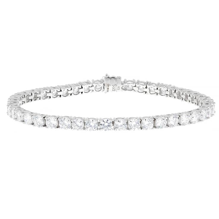 Classic CZ Tennis Bracelet In Sterling Silver