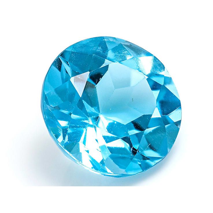 Swiss Blue Topaz 11mm Round 5.30ct