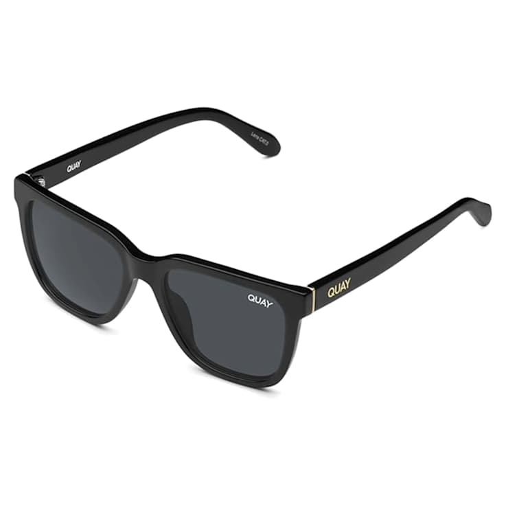 QUAY "WIRED STANDARD" Black Square Frame / Black Polarized
Lenses Sunglasses
