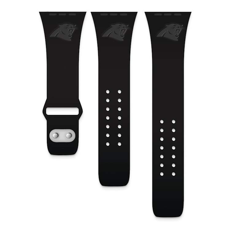 Gametime Carolina Panthers Debossed Silicone Band for Apple Watch
38/40mm M/L. Watch not included.