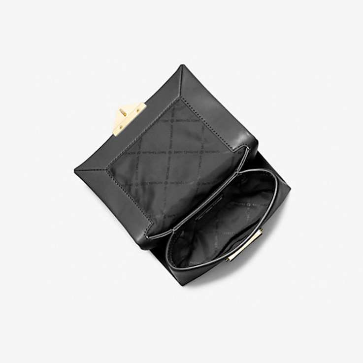 Michael Kors Cece Small Black Shoulder Bag