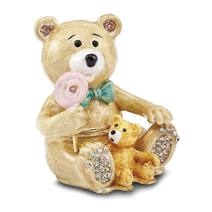 LOLLY BEARS Teddy Bears Trinket Box