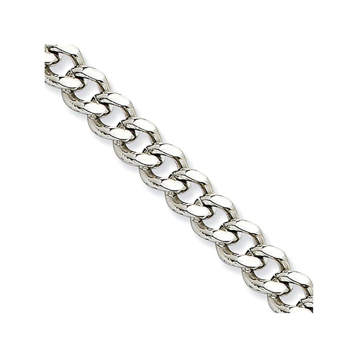 Stainless Steel 6.5mm Curb Link 20 inch Chain Necklace