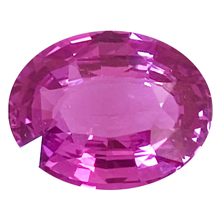 Pink Sapphire Unheated 11.30x9.00mm Oval 4.03ct