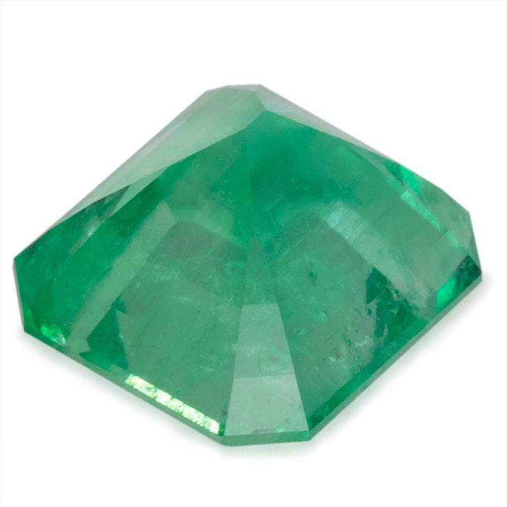 Panjshir Valley Emerald 8.8x8.0mm Emerald Cut 2.88ct