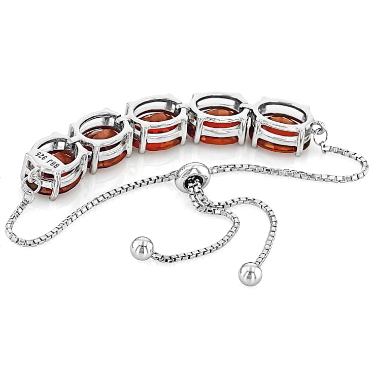 Red Labradorite Bolo Bracelet In Sterling Silver 13.40ctw