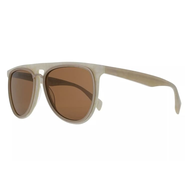Yohji Yamamoto White Frame / Brown Lenses Sunglasses