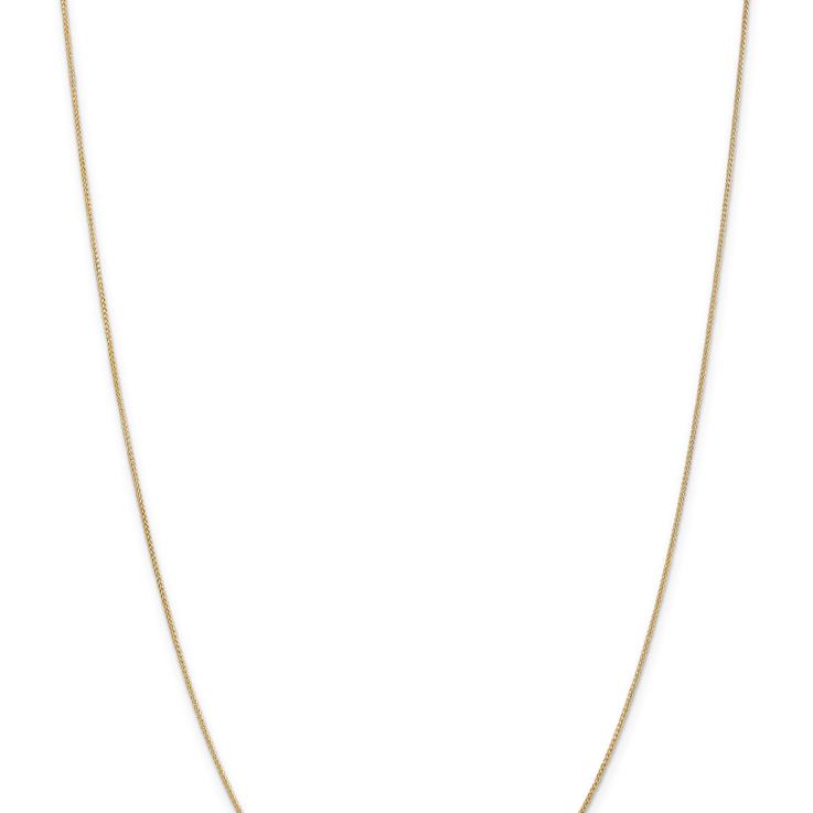 14k Yellow Gold 0.85mm Solid Spiga 30 Inch Chain