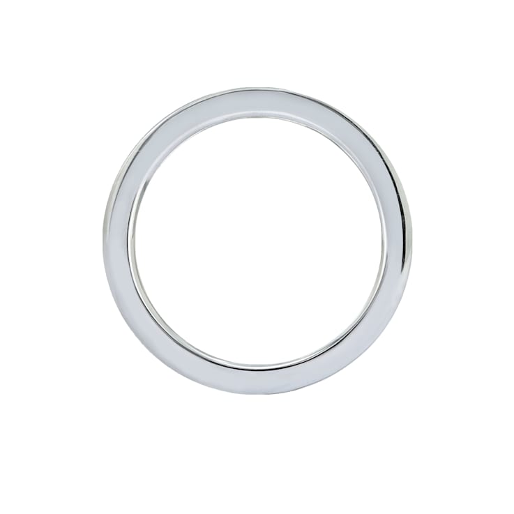 White Cubic Zirconia Platinum Over Sterling Silver Ring 3.54ctw