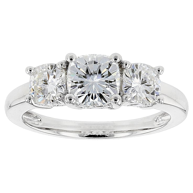 Moissanite Platineve Ring 2.50ctw D.E.W MSN768