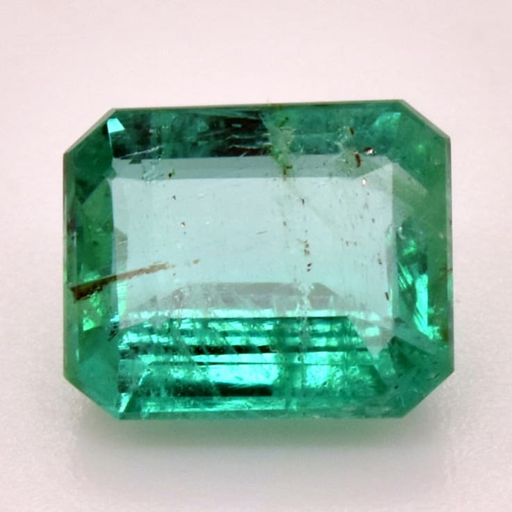 Zambian Emerald 7.05x5.98mm Emerald Cut 1.25ct