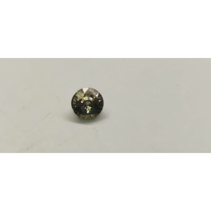 Brown Sapphire 5.1mm Round 0.76ct