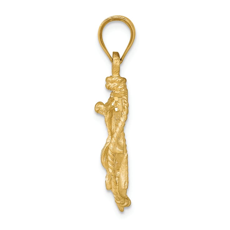 14K Yellow Gold Mariners Cross Pendant 173PYA